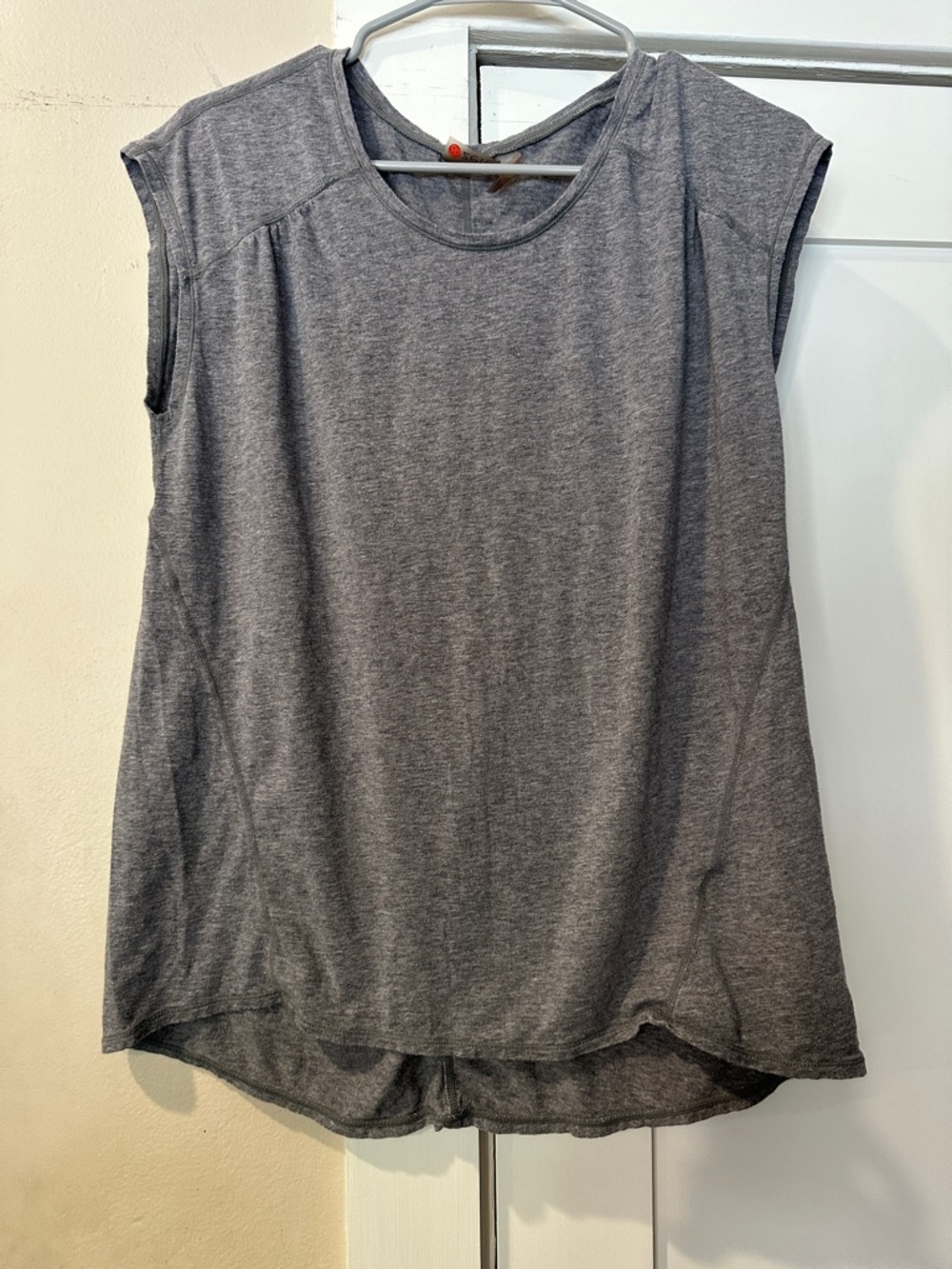 Zella Heather Gray Cap-Sleeve Performance Tee